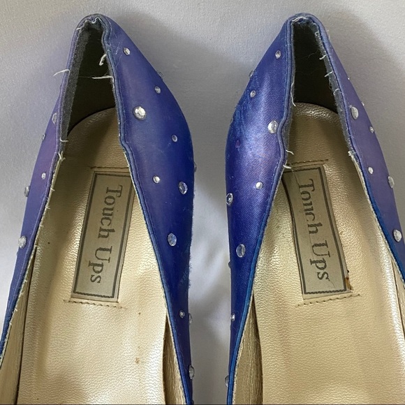 Touch Ups Women’s Royal Blue Platform Stilettos - Picture 4 of 16